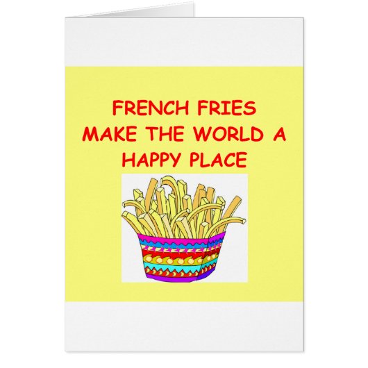 french fries cards (Front)
