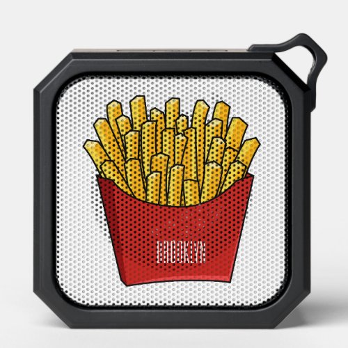 French fries cartoon illustration bluetooth speaker