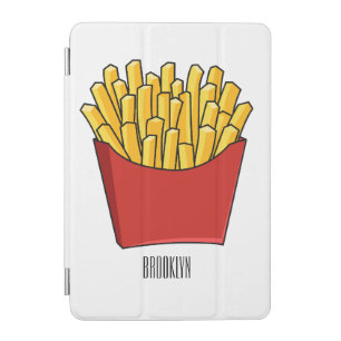 French fries cartoon illustration iPad mini cover