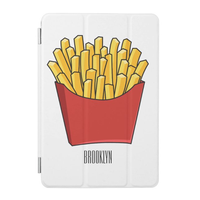French fries cartoon illustration iPad mini cover (Front)