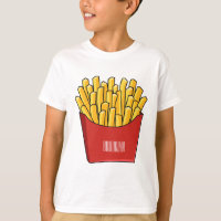 French fries cartoon illustration