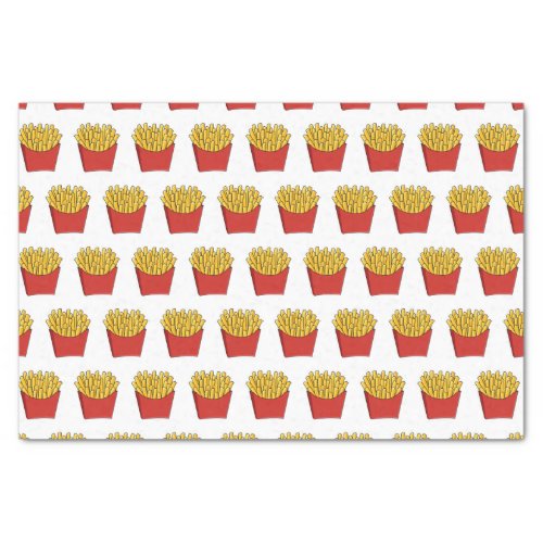 French fries cartoon illustration tissue paper