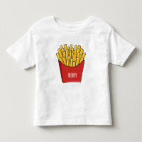 French fries cartoon illustration