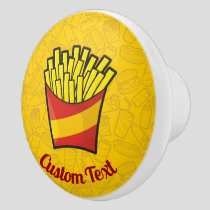 French Fries Ceramic Knob