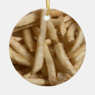 French Fries Ceramic Ornament