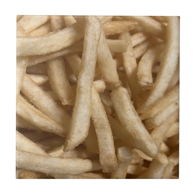 French Fries Ceramic Tile (Front)