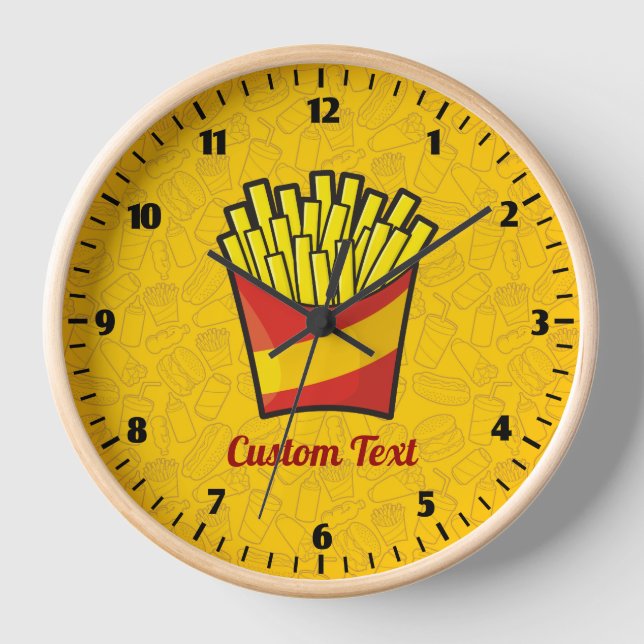 French Fries Clock (Front)