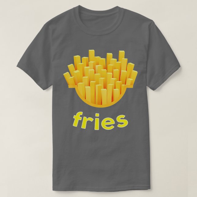 French Fries Costume French Fry Costume French Fry T-Shirt (Design Front)