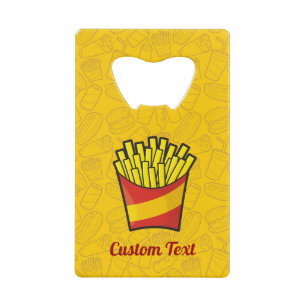 French Fries Credit Card Bottle Opener
