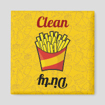 French Fries Dishwasher Magnet