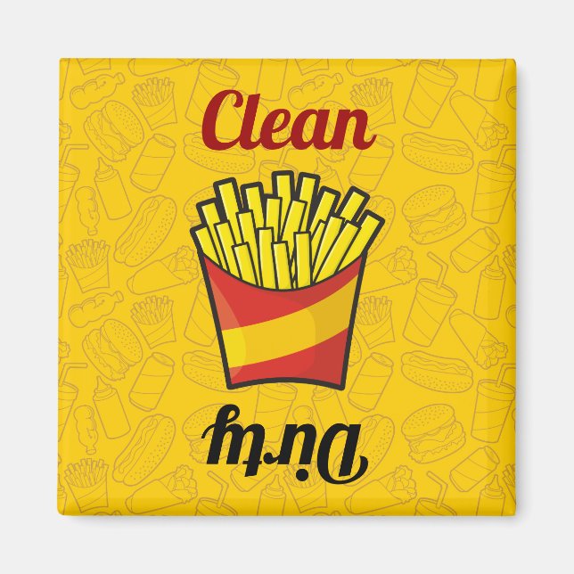French Fries Dishwasher Magnet (Front)
