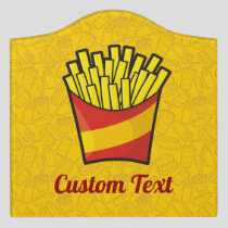 French Fries Door Sign