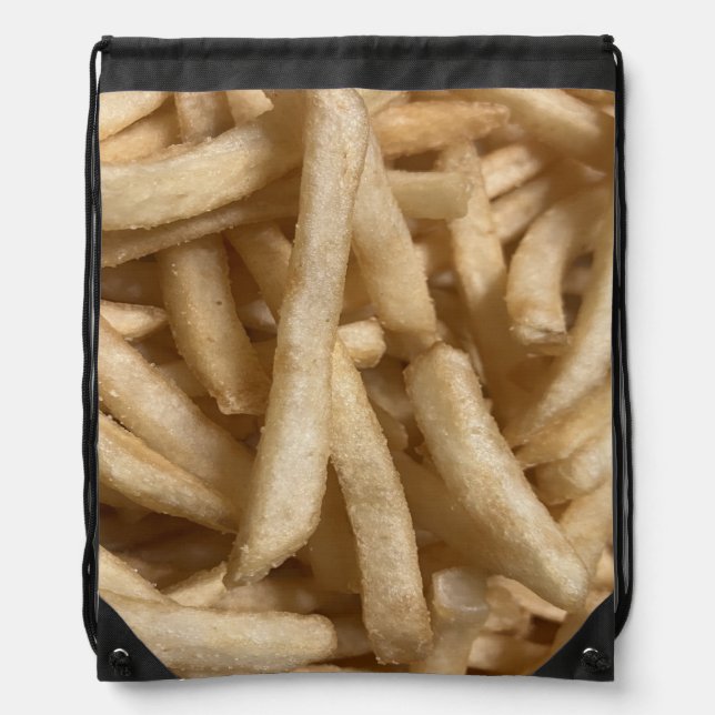 French Fries Drawstring Bag (Front)
