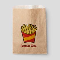 French Fries Favor Bag