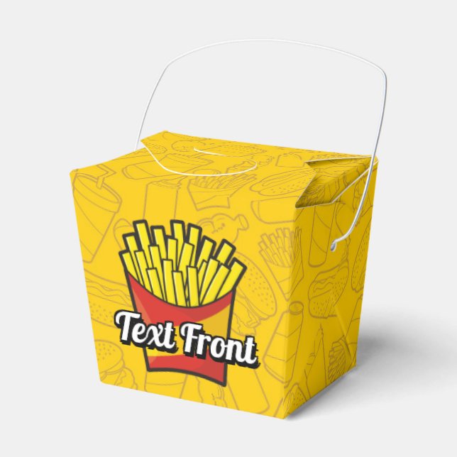 French Fries Favor Boxes (Front Side)