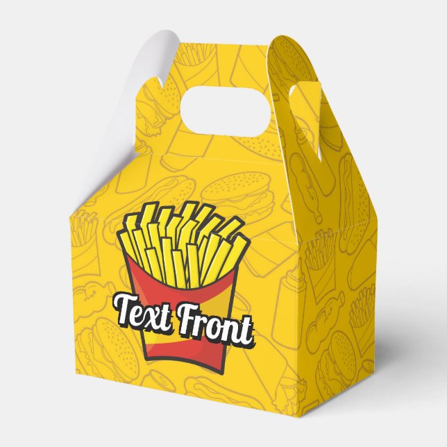 French Fries Favor Boxes (Front Side)