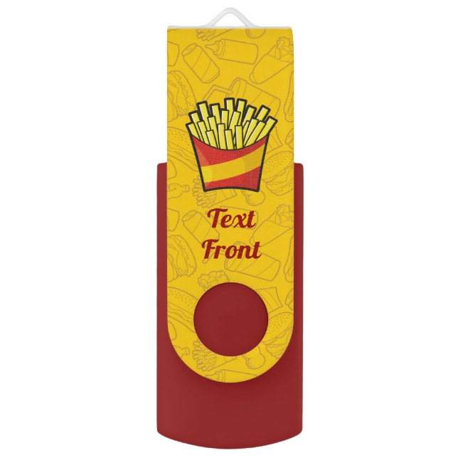 French Fries Flash Drive (Front Vertical)