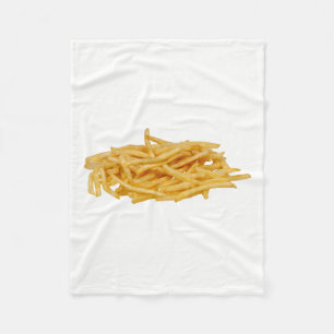 French Fries Fleece Blanket