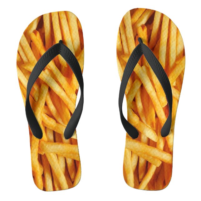 French Fries Flip Flops (Footbed)