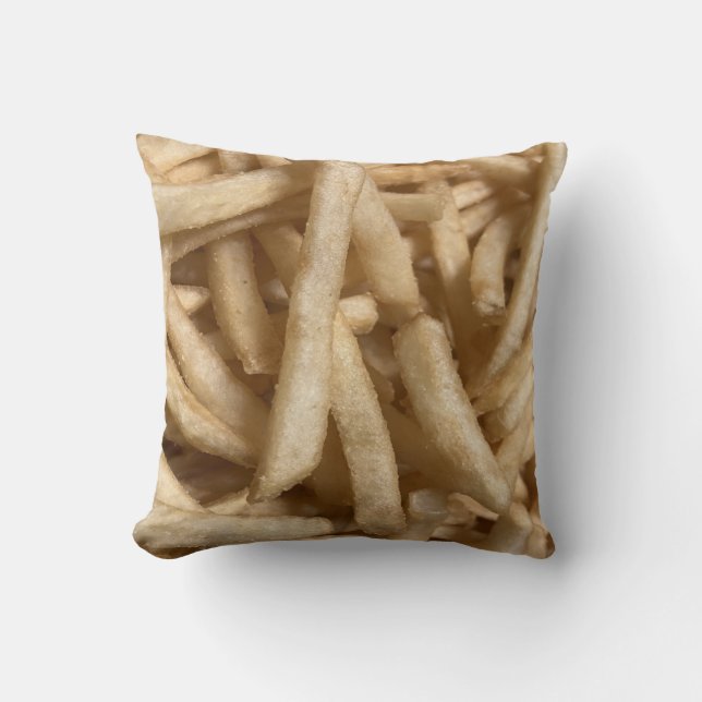 French Fries, Fries Throw Pillow (Front)