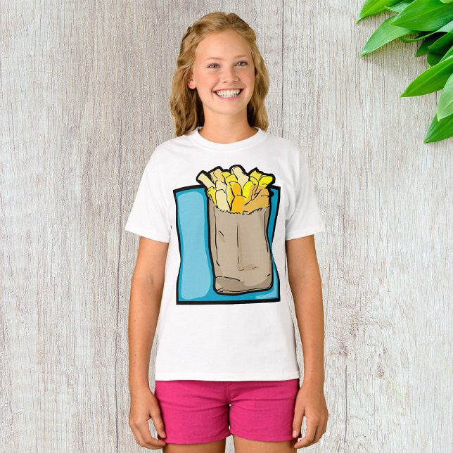 French Fries Girls T-Shirt (Creator Uploaded)