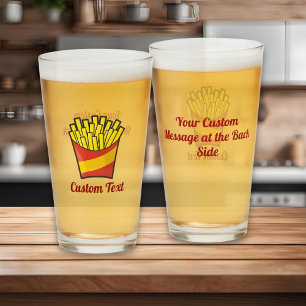 French Fries Glass