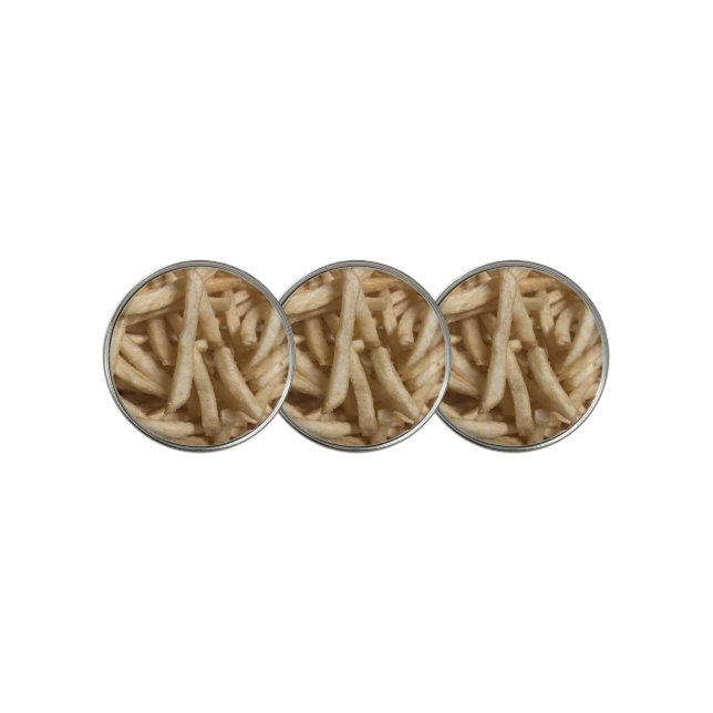 French Fries Golf Ball Marker (3 Up)