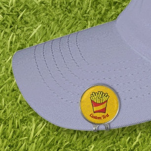 French Fries Golf Hat Clip