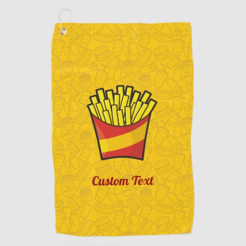 French Fries Golf Towel