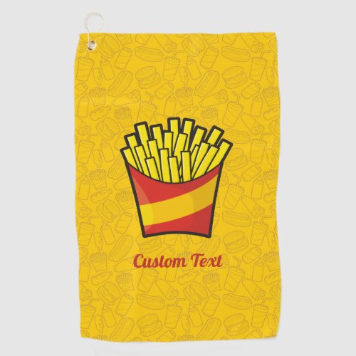 French Fries Golf Towel