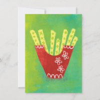 French Fries Greeting Card