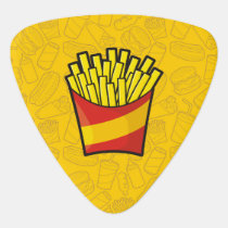 French Fries Guitar Pick