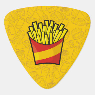 French Fries Guitar Pick