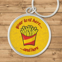 French Fries Keychain