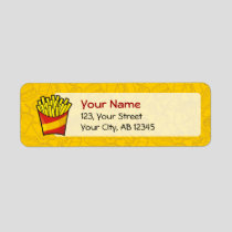 French Fries Label