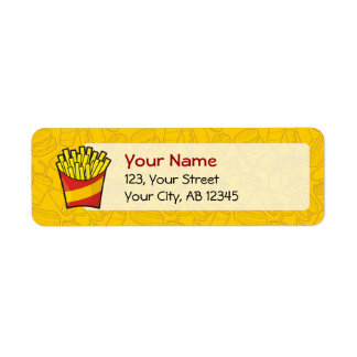 French Fries Label