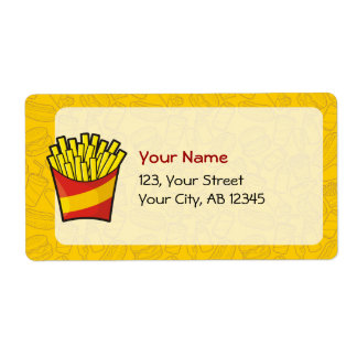 French Fries Label