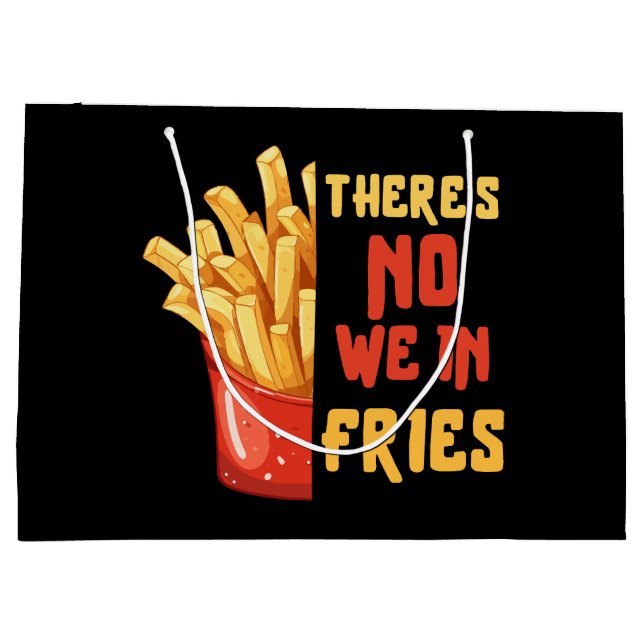 French-fries Large Gift Bag (Back)
