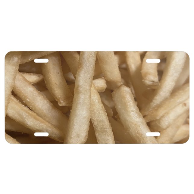 French Fries License Plate (Front)