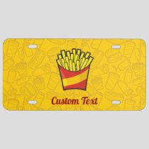 French Fries License Plate