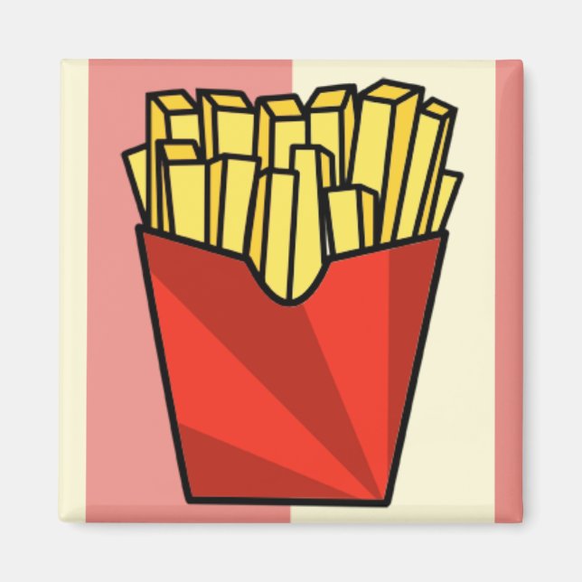 French Fries Magnet (Front)