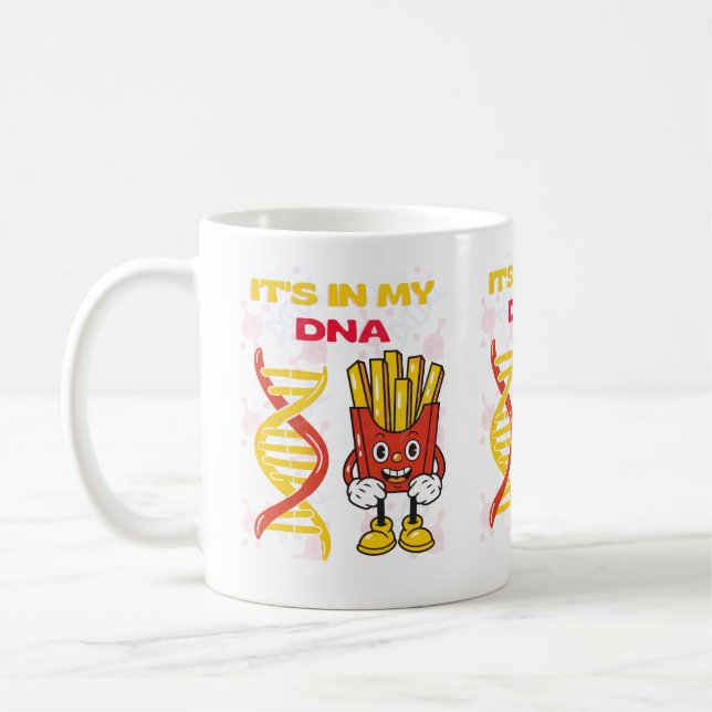 French fries Mug - It is in my DNA Mug (Left)