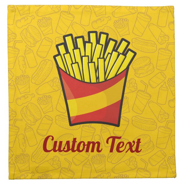 French Fries Napkin (Front)