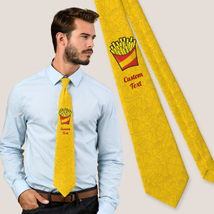 French Fries Neck Tie