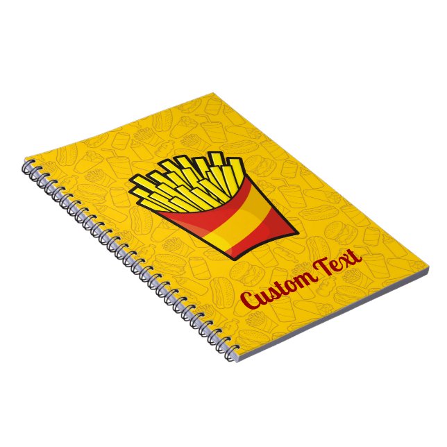 French Fries Notebook (Right Side)