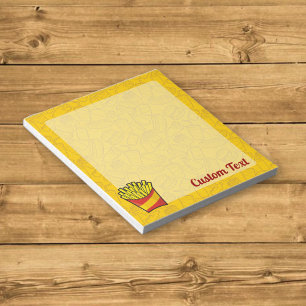 French Fries Notepad