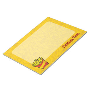 French Fries Notepad
