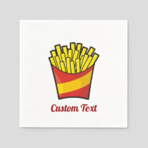 French Fries Paper Napkins