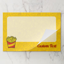 French Fries Paper Pad