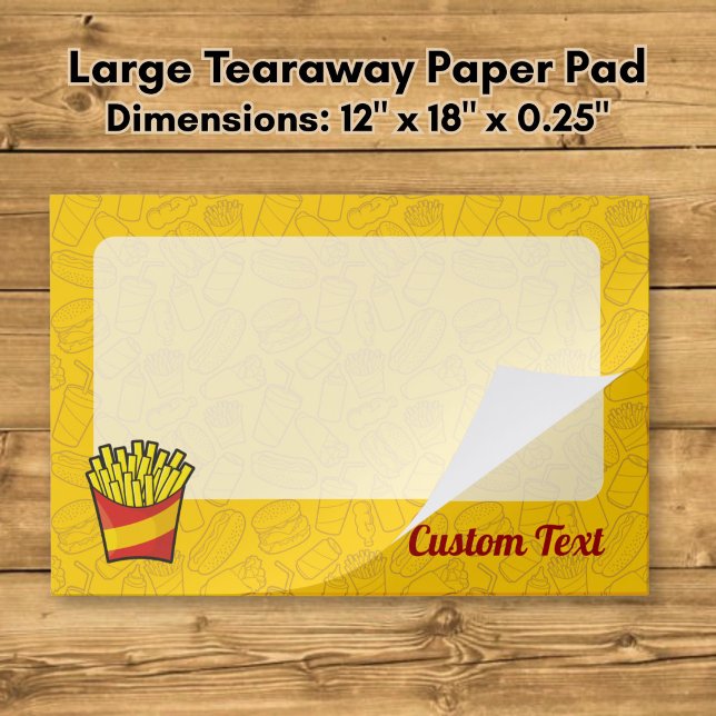 French Fries Paper Pad (Creator Uploaded)